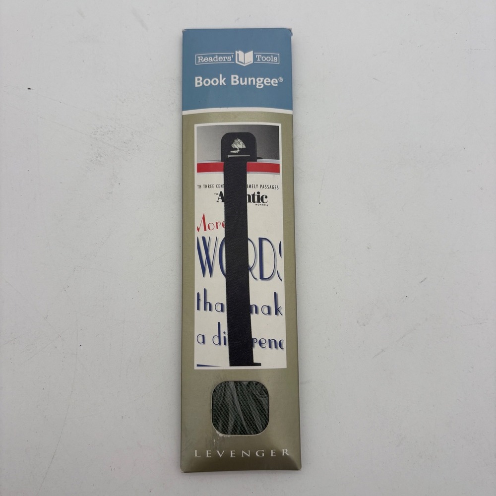 Levengerโ Book Bungee Evergreen Elastic Bookmark Readers Tools AB0785 EGR New